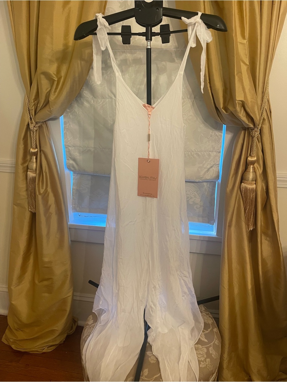 Scandal Italy Hand Made In Italy White Romper
